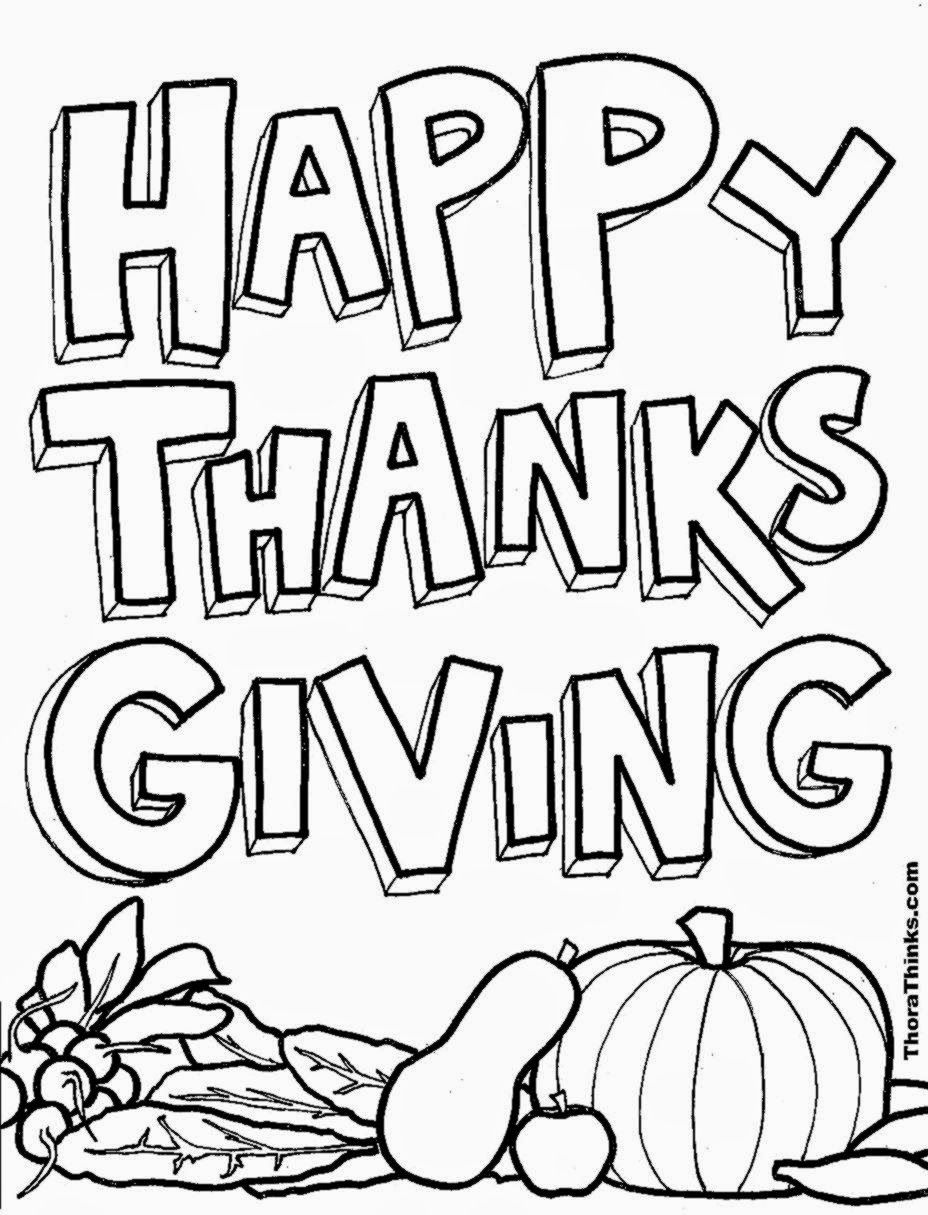Thanksgiving Coloring Sheets Online - Coloring
