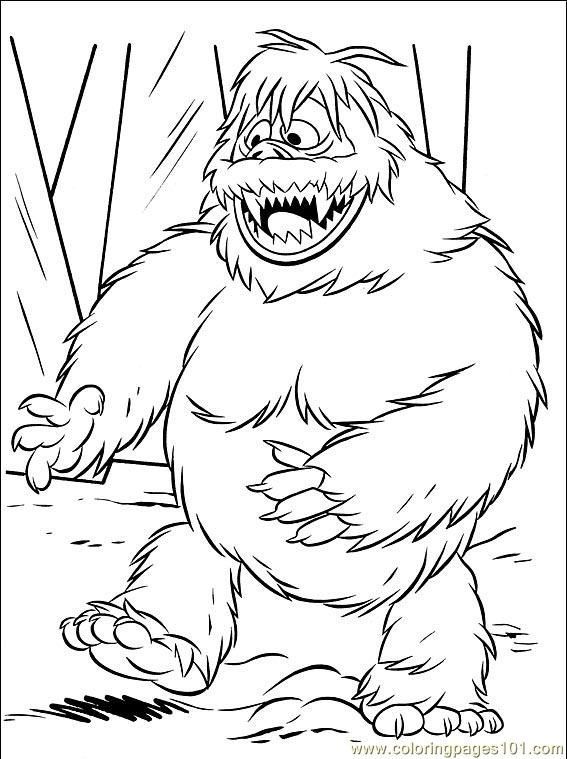 monsters inc | Rudolph coloring pages ...