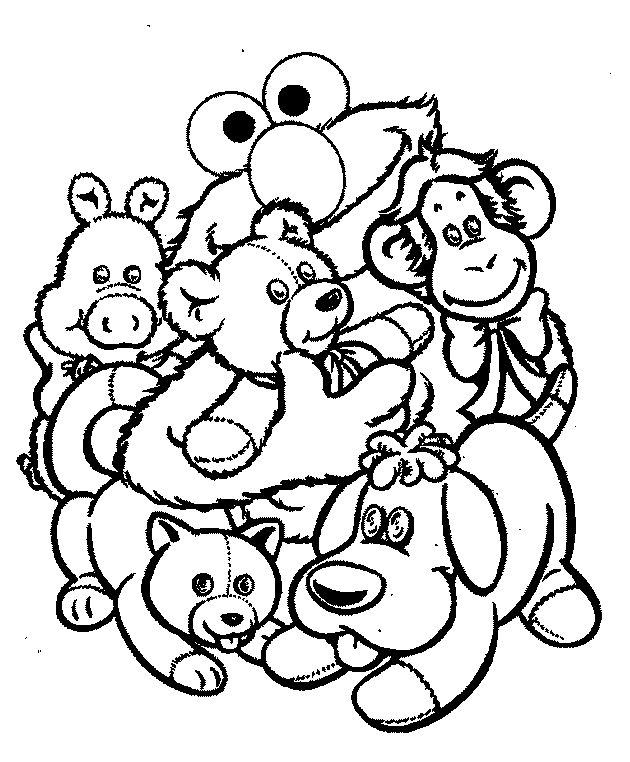 Animal coloring pages, Elmo coloring ...
