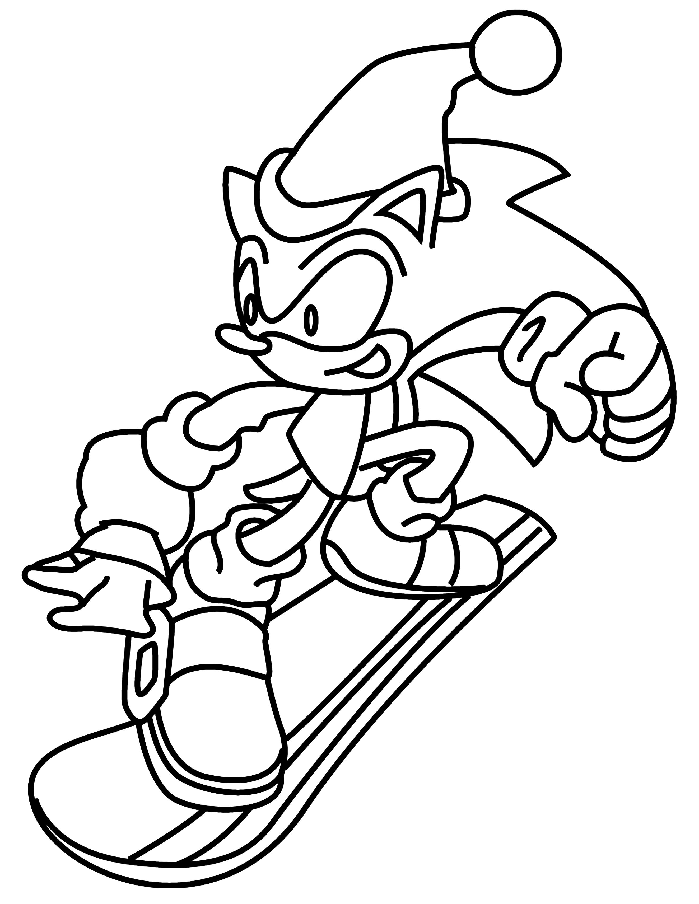 40+ Sonic Coloring Pages For Kids | Christmas coloring pages, Coloring pages  for kids, Printable christmas coloring pages