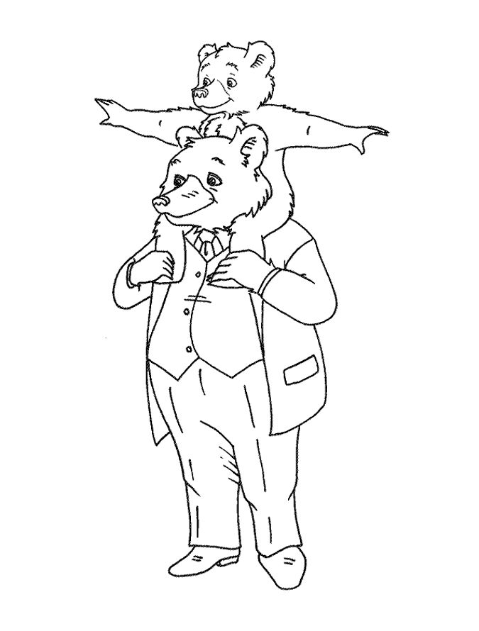 Bear coloring pages ...