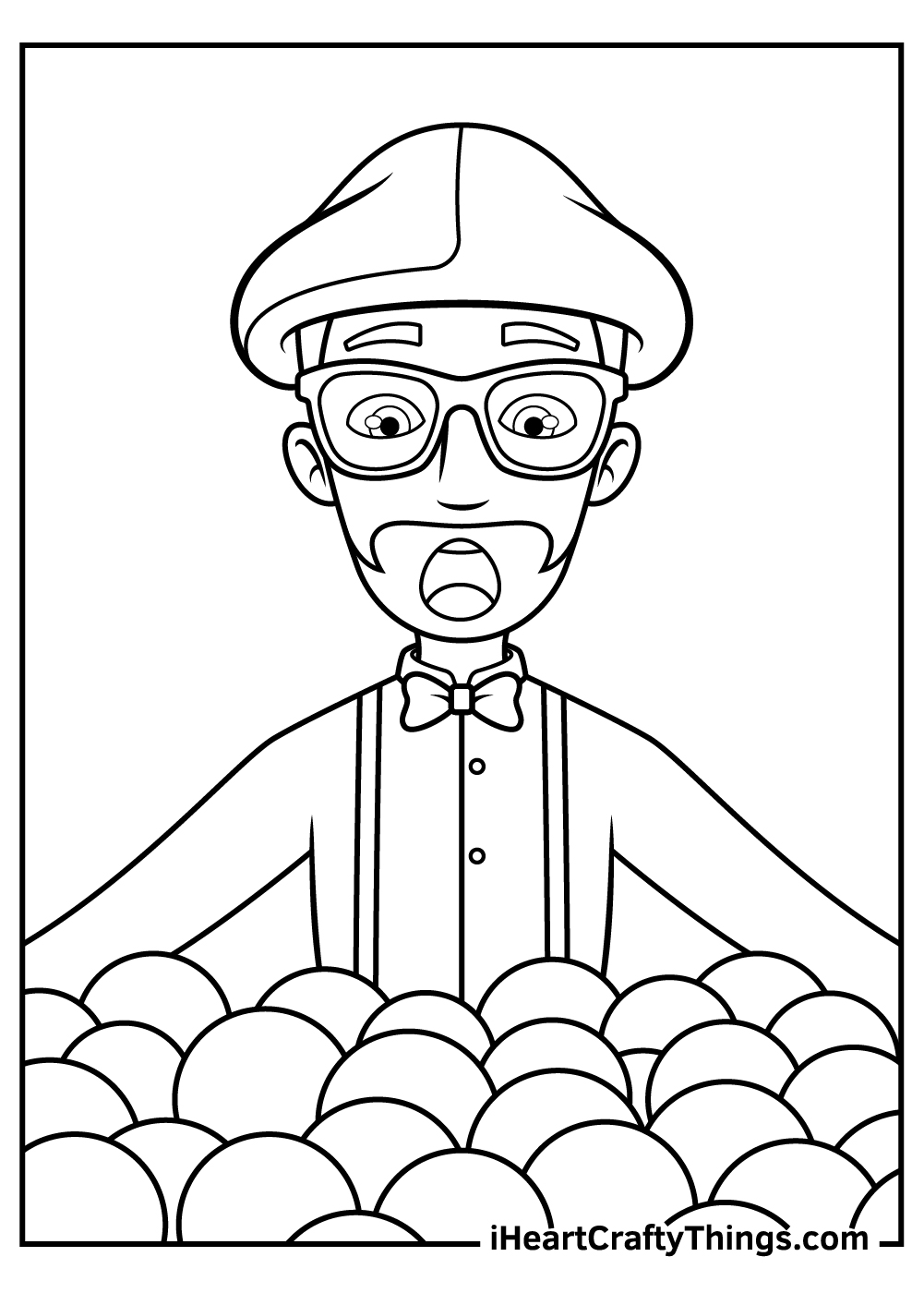 Blippi Character Coloring Pages (100 ...