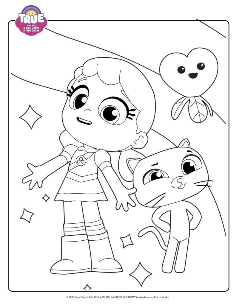 True and the Rainbow Kingdom Coloring Pages - Best Coloring Pages For Kids