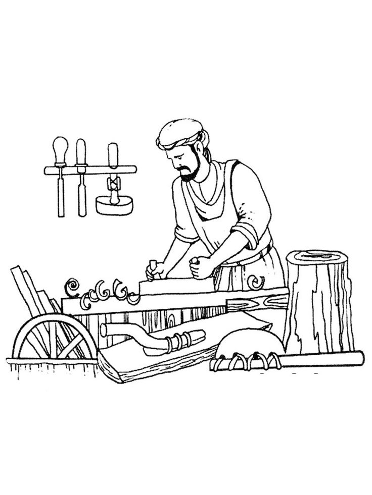 Carpenter Coloring Pages - Best ...