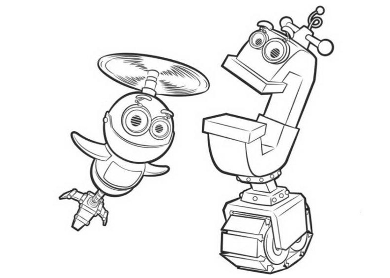 Rusty Rivets coloring pages to download and print for free