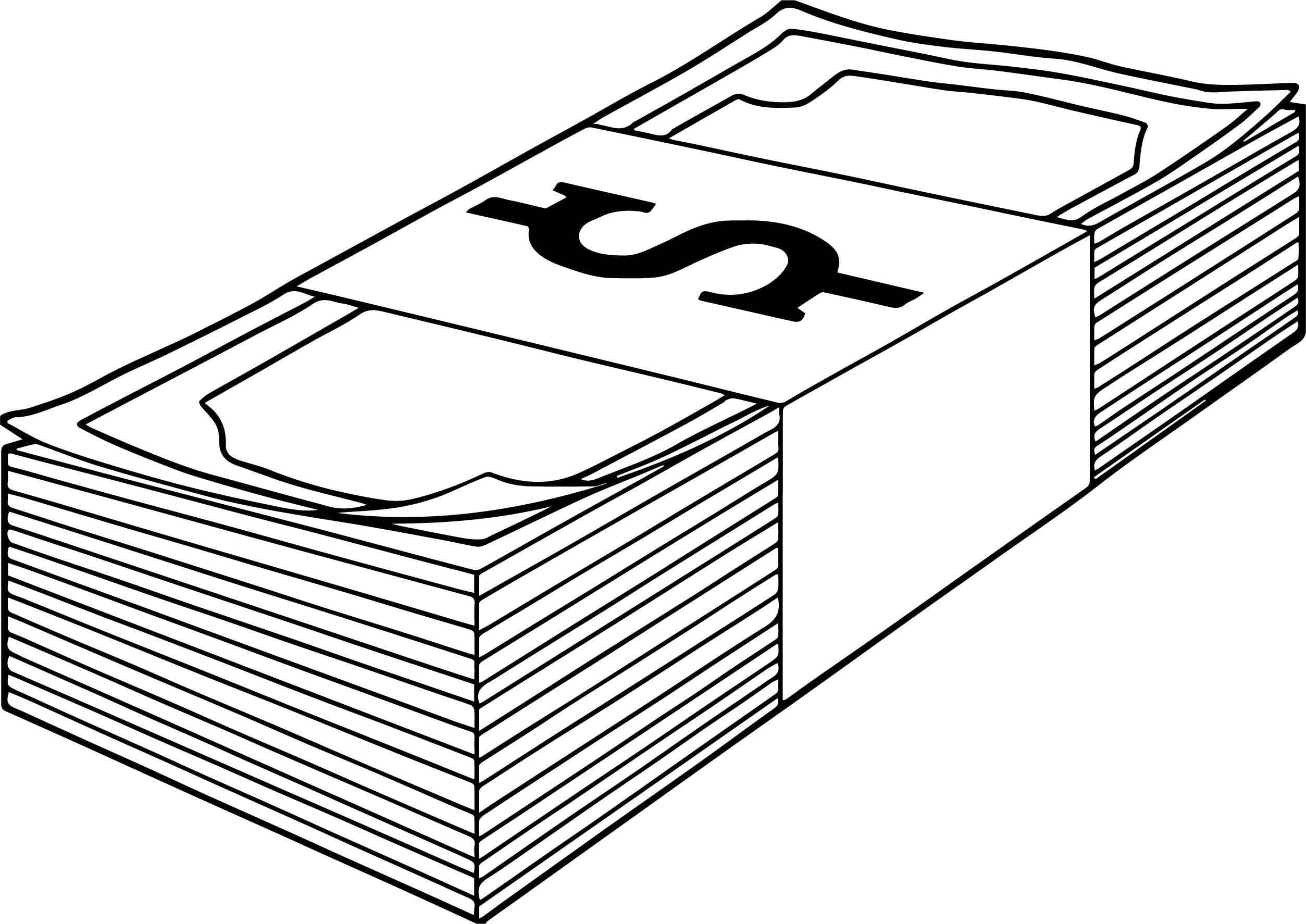 Money Coloring Pages