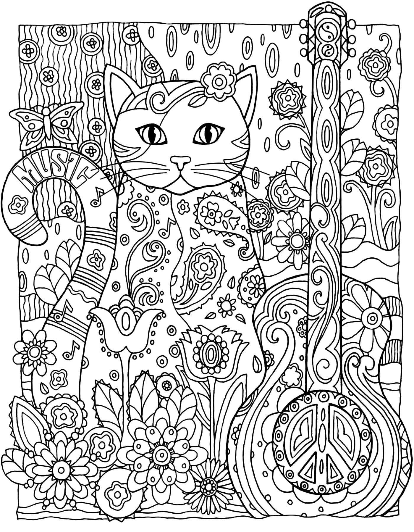 Antistress Coloring Pages