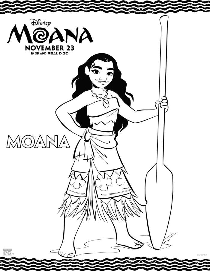 Moana Coloring Sheets - Free Printables ...