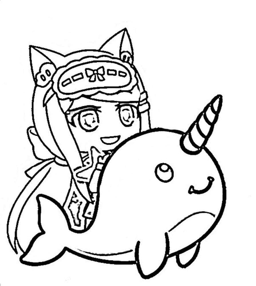 Gacha Life Coloring Pages: Create new designs by coloring these... ✏️