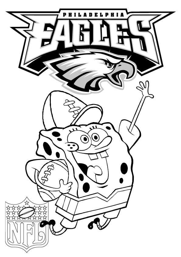Philadelphia Eagles Coloring Pages Printable PDF - Coloringfolder.com | Philadelphia  eagles colors, Sports coloring pages, Football coloring pages