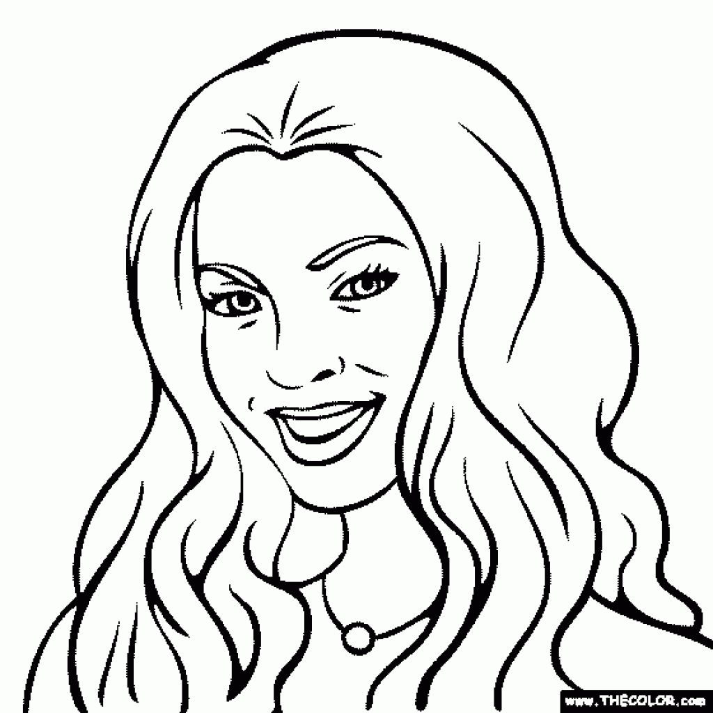 rihanna coloring pages - Clip Art Library