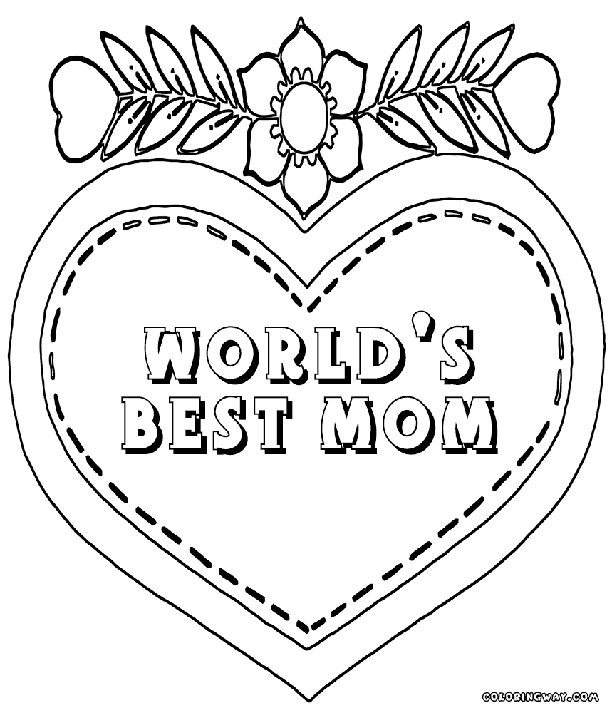 Best Mom Ever Coloring Pages at GetDrawings | Free download