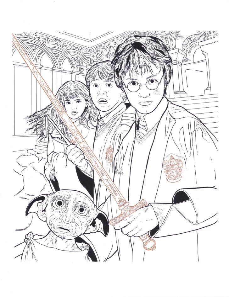 Illustration Harry Potter Book Art - Illustration of Many Recent Choices