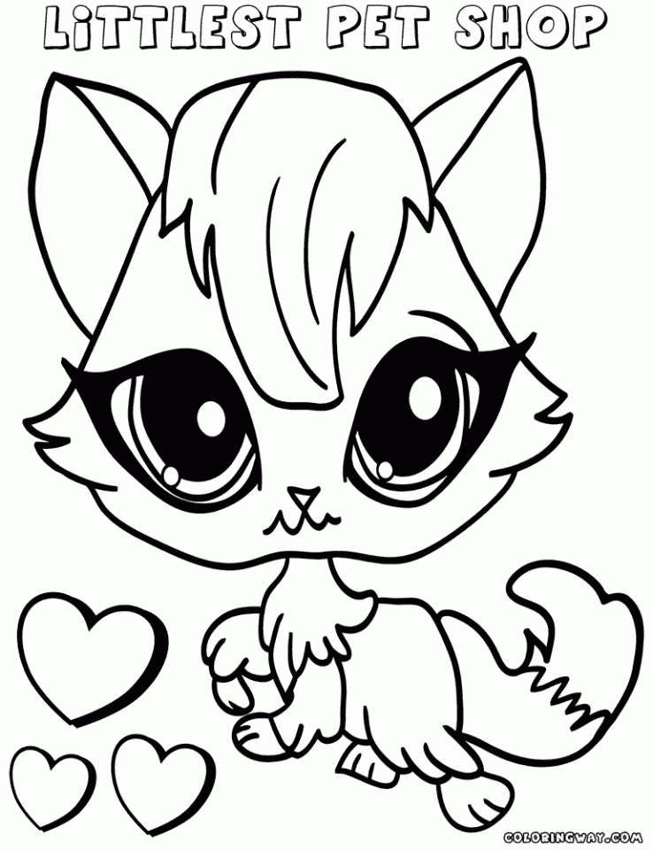 Get This Littlest Pet Shop Cute Animals Coloring Pages for Kids 94792 - Coloring  Pages
