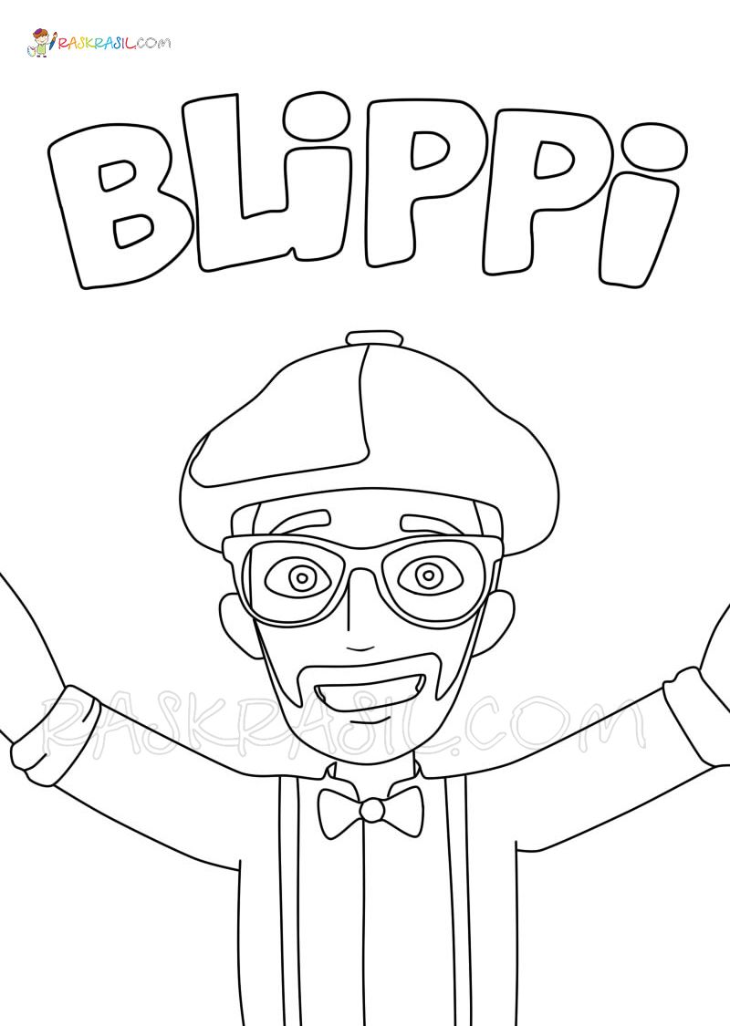 Blippi Coloring Pages | 25 Coloring ...