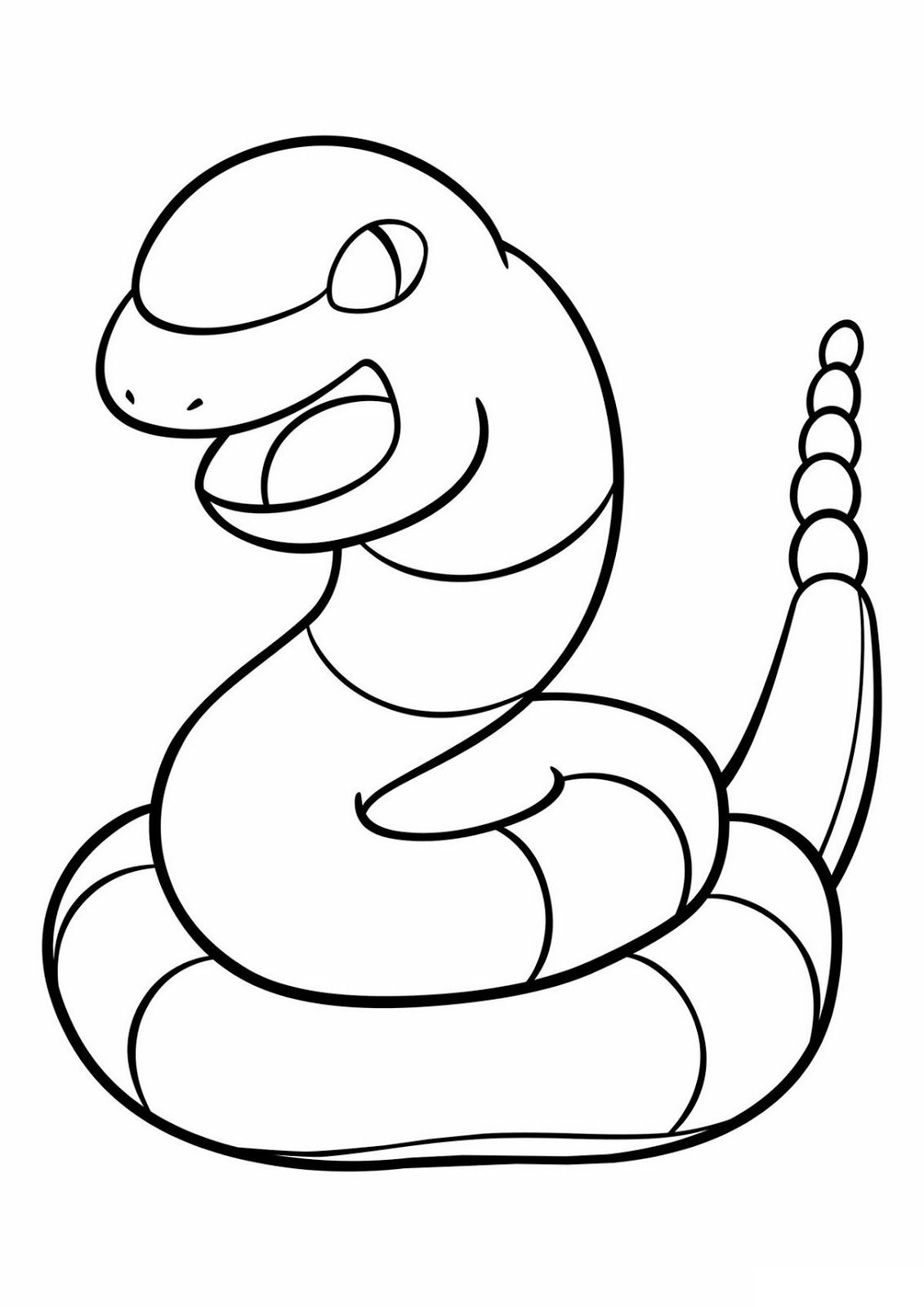 Playful Ekans Coloring Pages for Kids