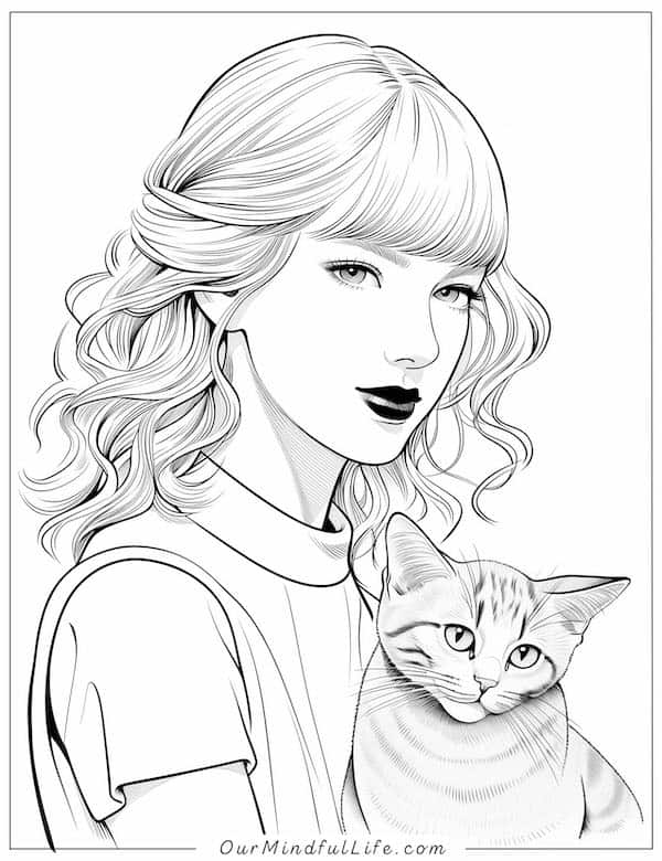 30 Amazing Taylor Swift Coloring Pages ...