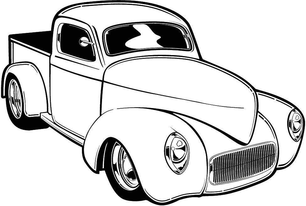 77 Luxury Photos Of Hot Rod Coloring Pages | Cool car drawings ...