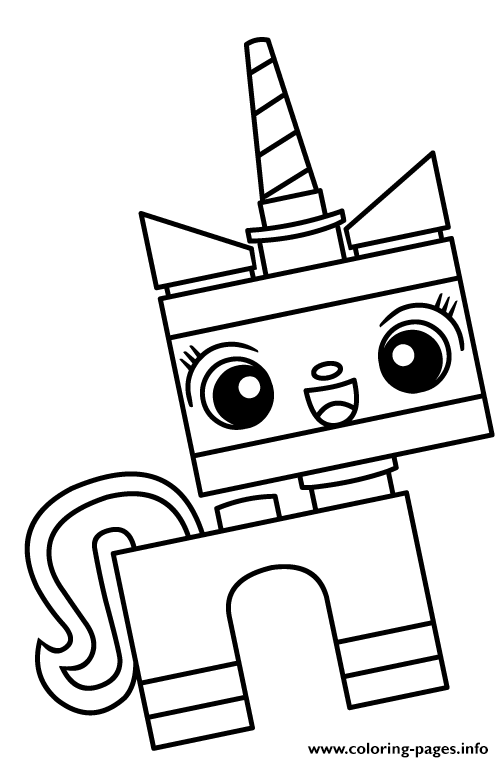 Unikitty Printable Coloring Pages