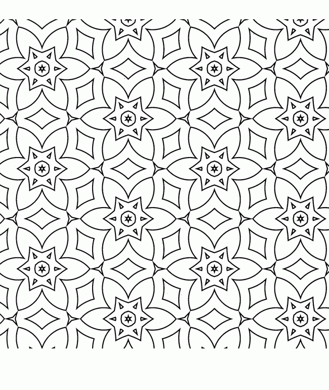 Islamic Geometric Patterns Coloring Pages Coloring Page For Kids ...