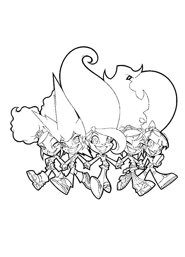 Trollz coloring page