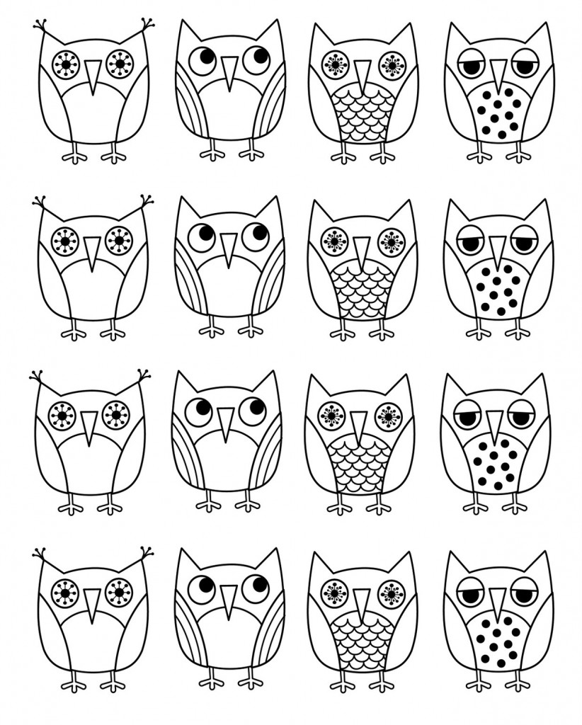 Owl Coloring Pages – coloring.rocks!