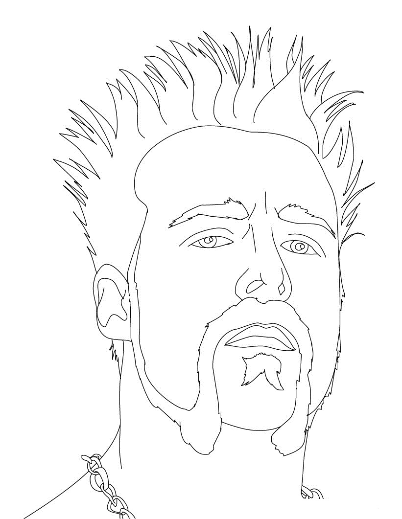 New Wrestling Coloring Pages Printable 80 #754