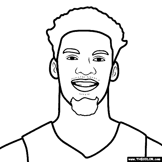 Jimmy Butler Coloring Page