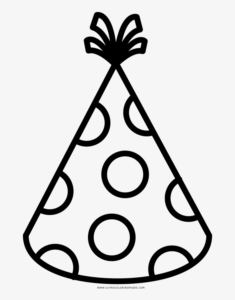 Firefighter Hat Coloring Page And Print Special Hats - Drawing Of Party Hat  PNG Image | Transparent PNG Free Download on SeekPNG