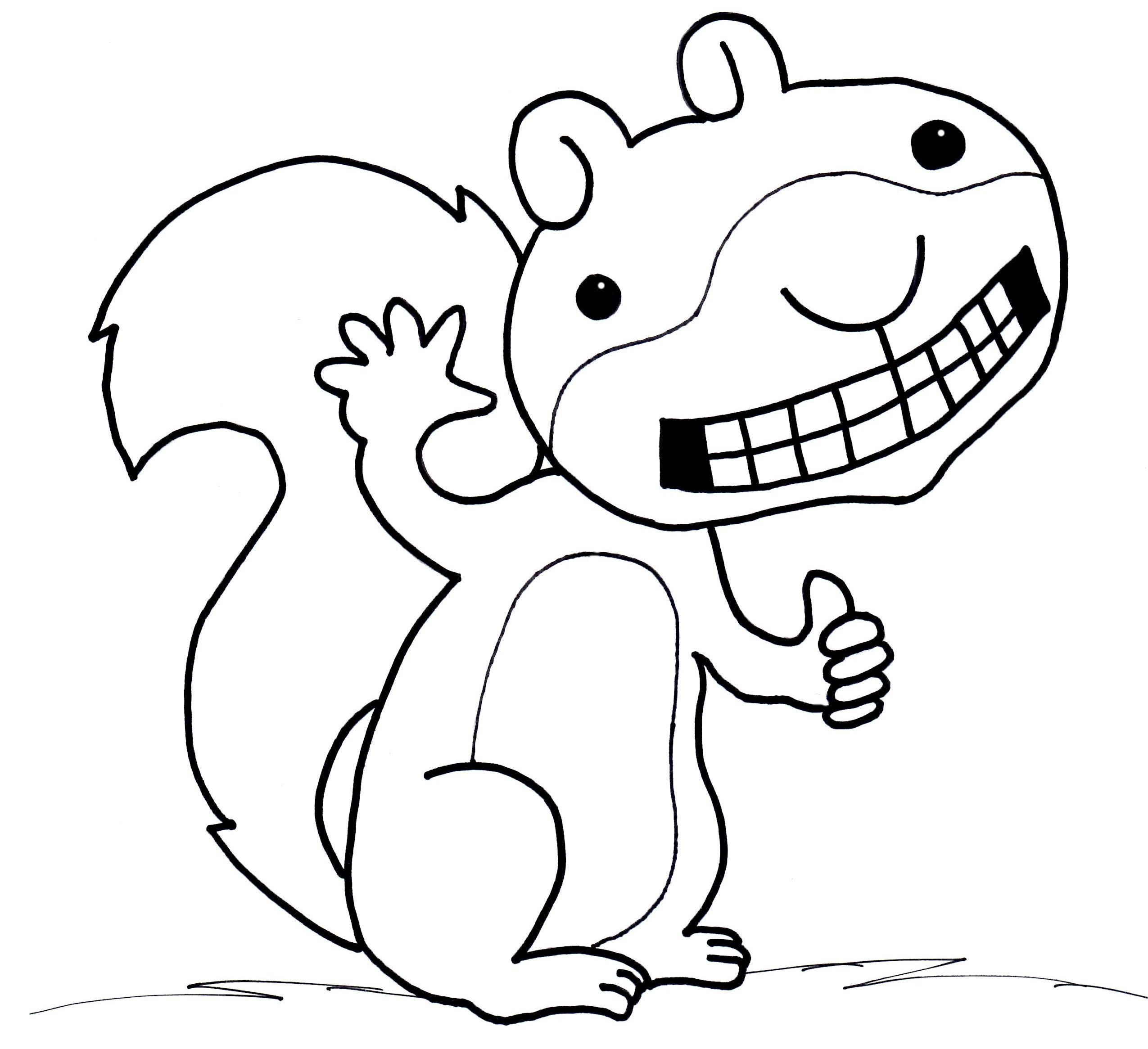 Scaredy Squirrel coloring page | Sincap, Hayvan boyama sayfaları, Çizim  fikirleri