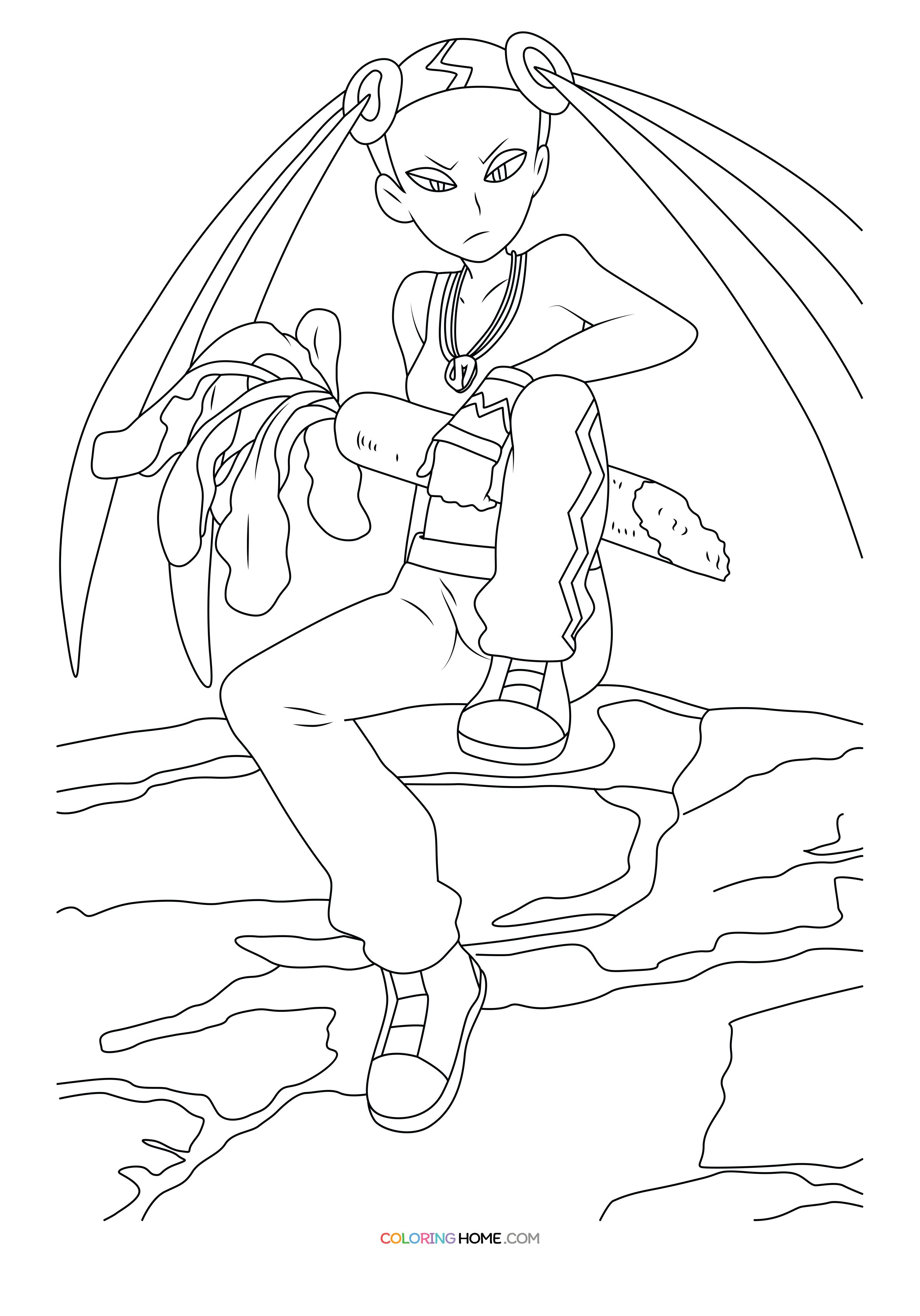 Plumeria Pokemon coloring page