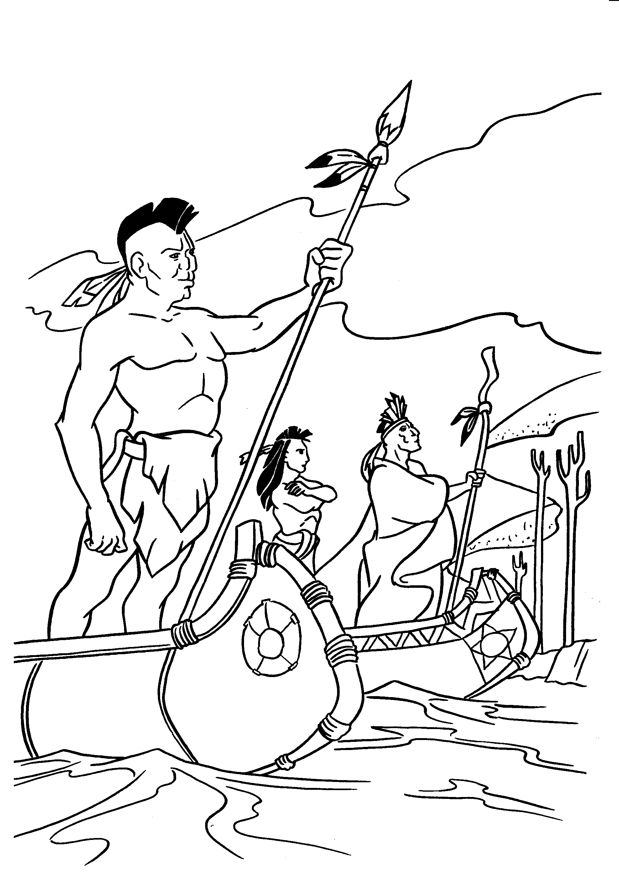 Native american coloring pages to download and print for free