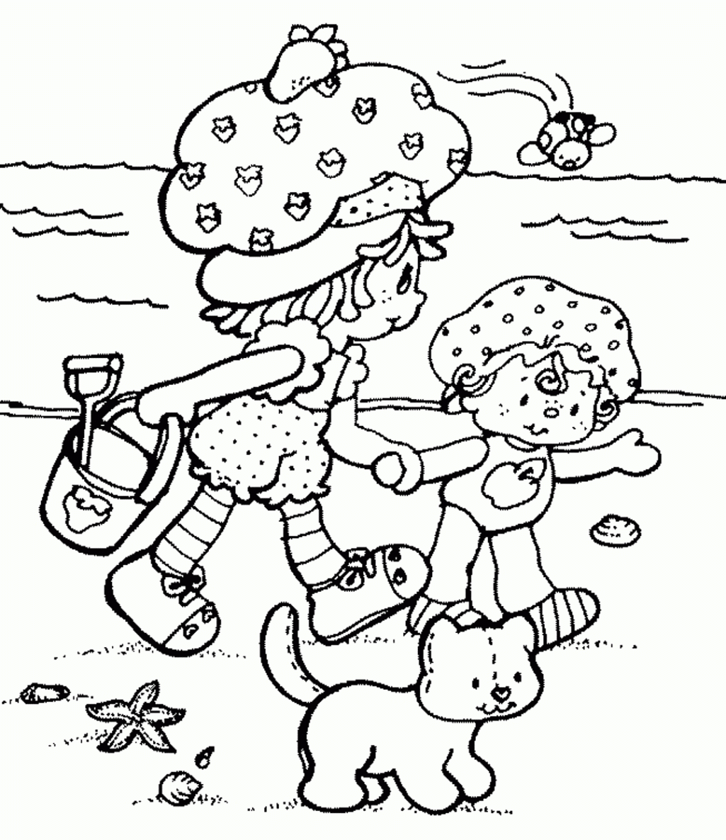 Fancy Summer Beach Coloring Pages For Kids Free Printable For Boy ...