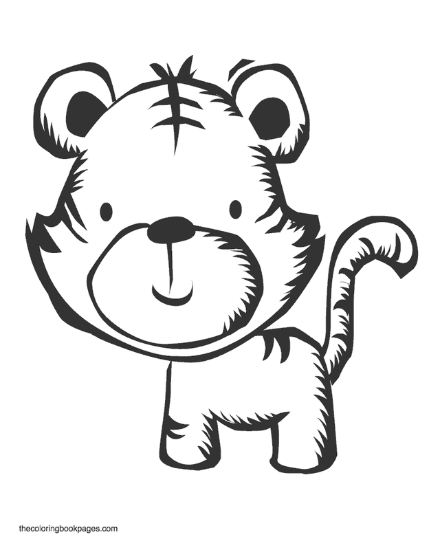 Coloring Pictures Of Cute Animals - Coloring Pages for Kids and ...