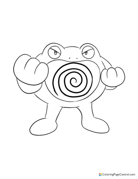 Pokemon - Machoke Coloring Page | Coloring Page Central