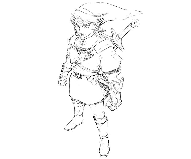 Drawings Zelda (Video Games) – Printable coloring pages