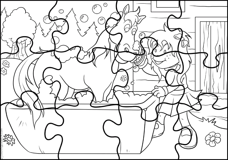 Jigsaw Puzzle 3 | Coloring Pages 24