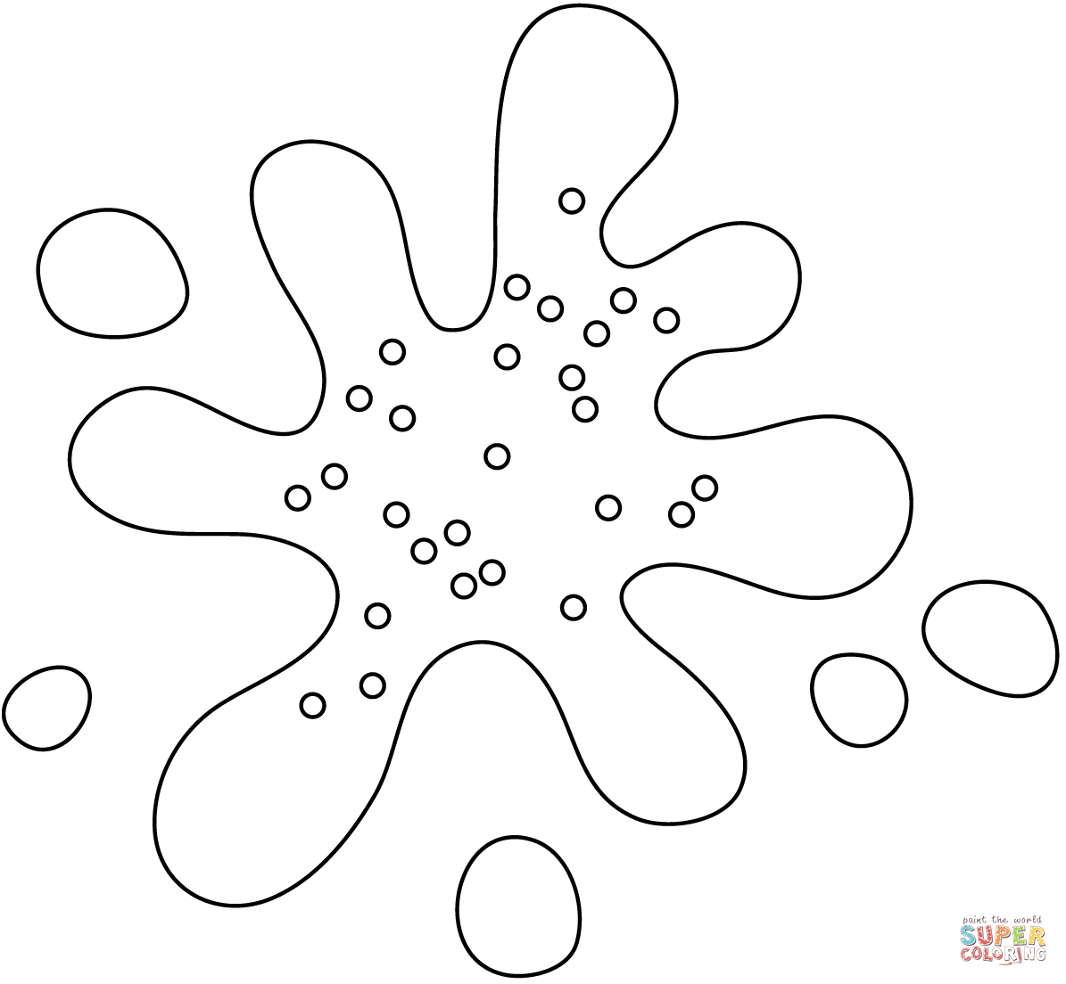 Slime coloring page | Free Printable Coloring Pages