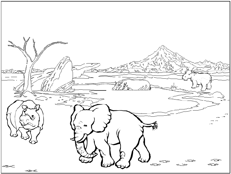 Africa Coloring Pages - Best Coloring Pages For Kids