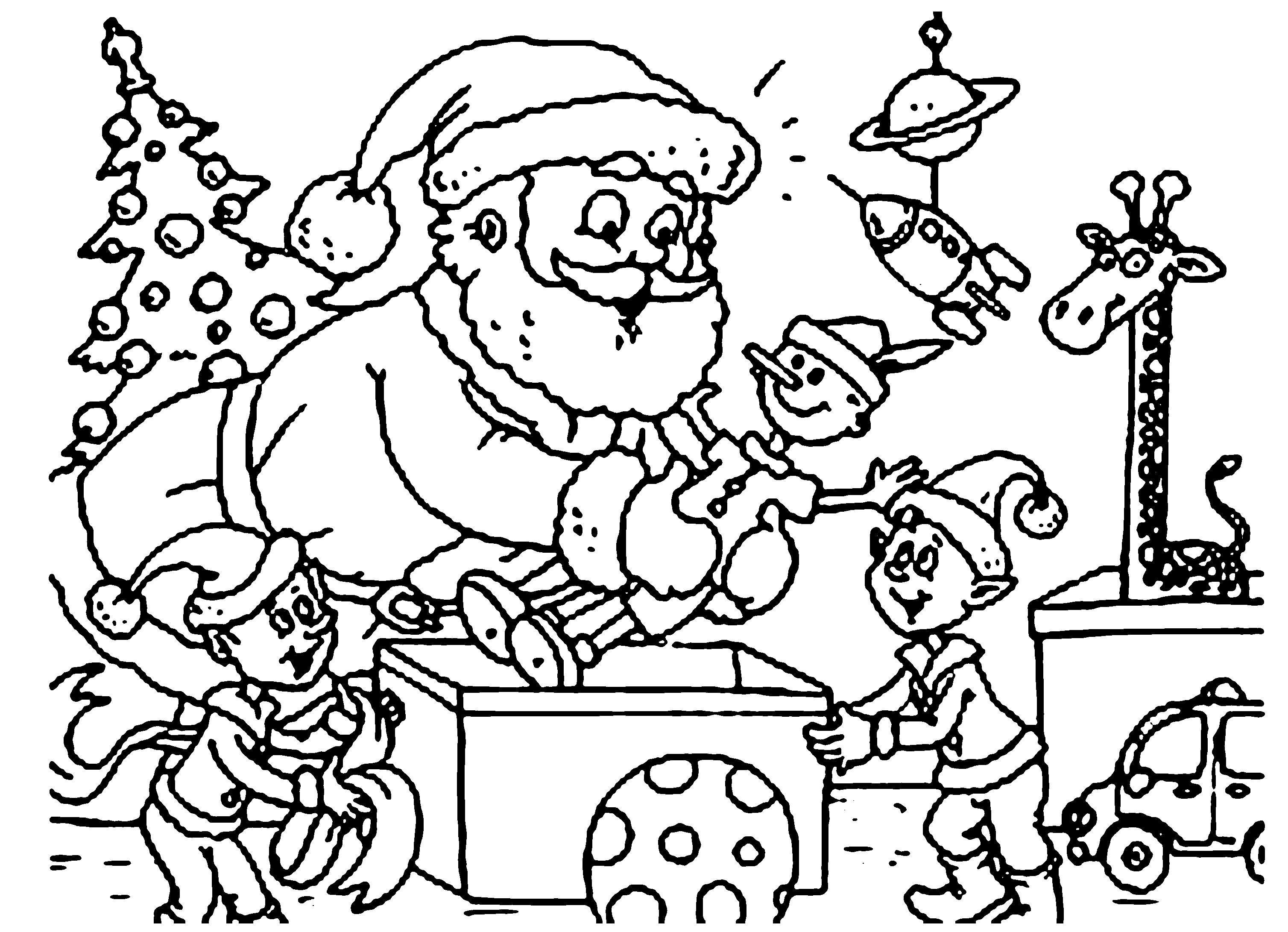 Coloring Pages Christmas Free Printable | Free Coloring Pages