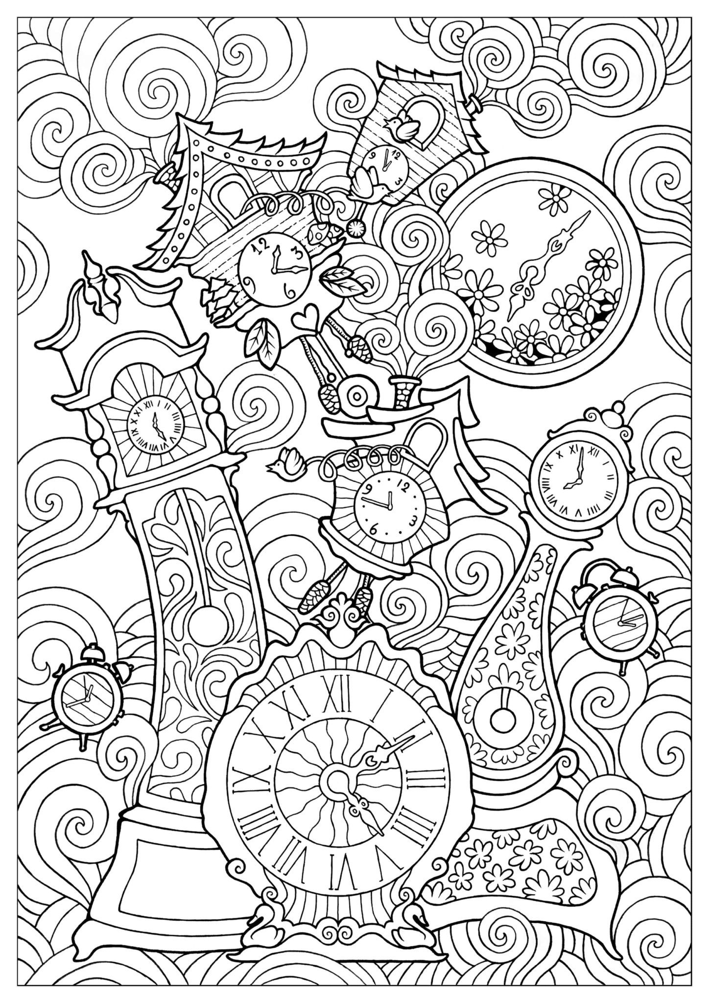 35 Adult Coloring Pages That Are Printable and Fun - Happier Human