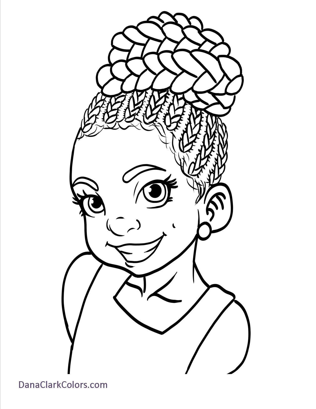 African American Children's Coloring Page