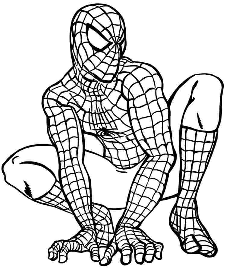 Superhero S - Coloring Pages for Kids and for Adults