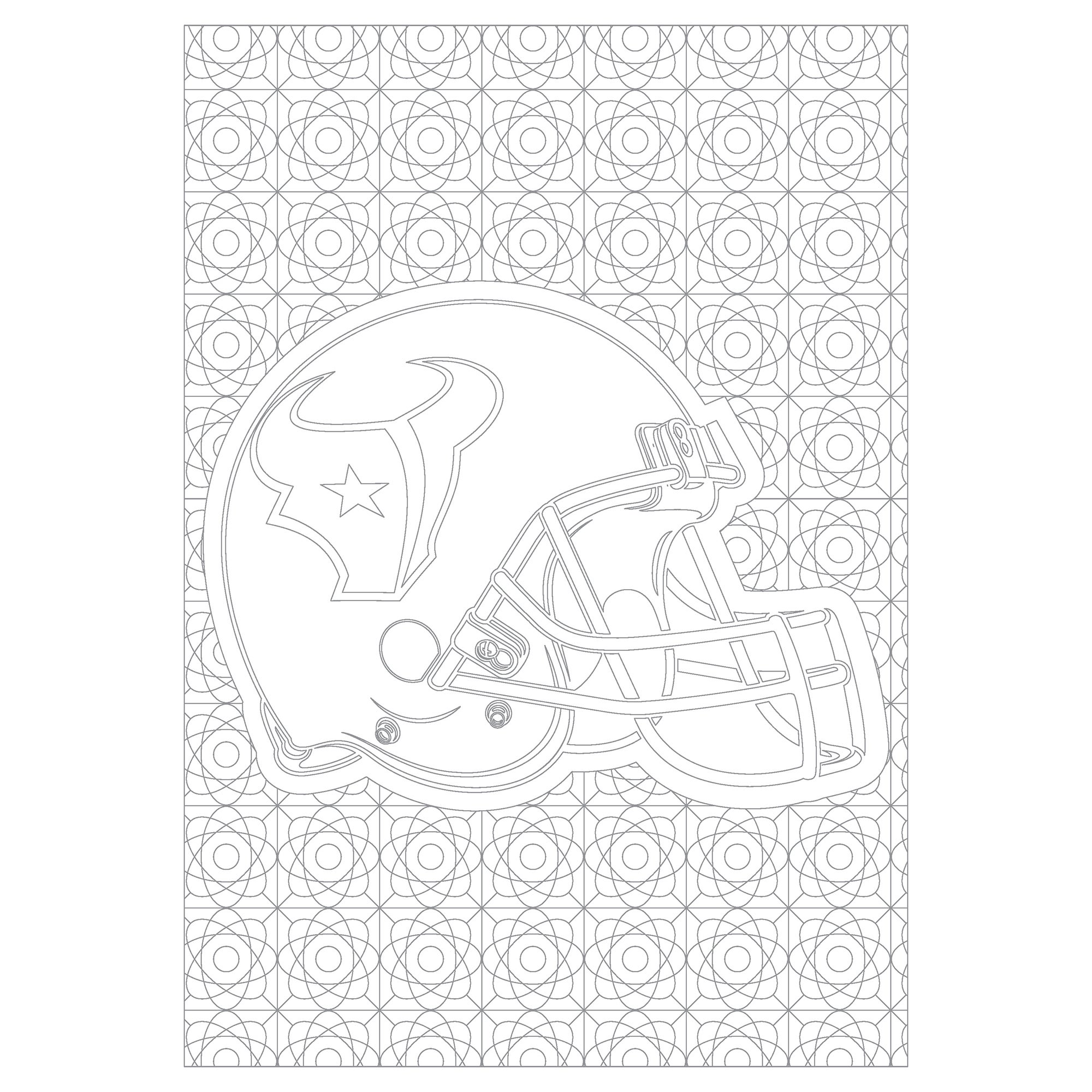 Shop Houston Texans NFL Adult Coloring Book - Overstock - 18012014