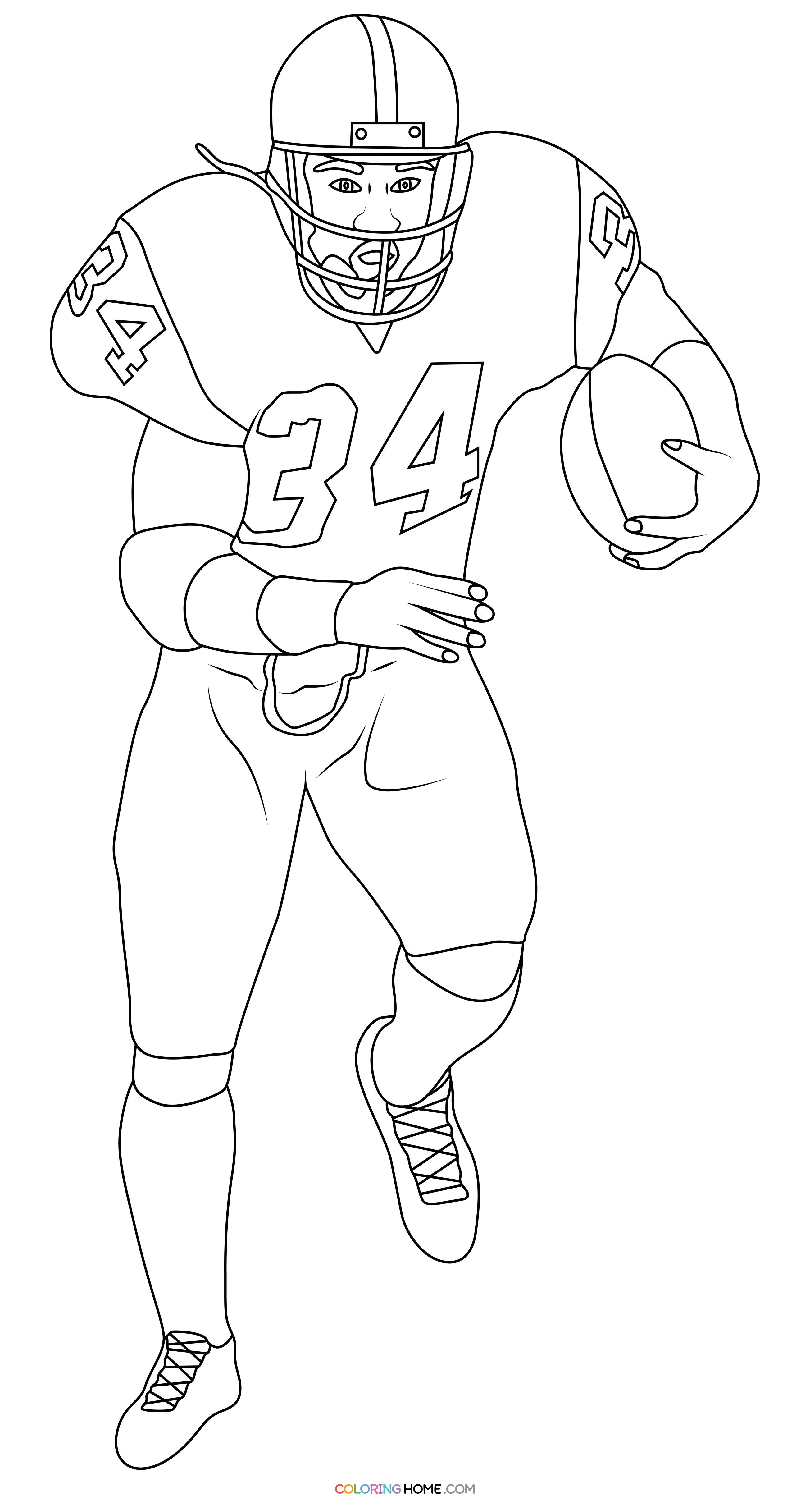 Bo Jackson Coloring Pages - Coloring Nation