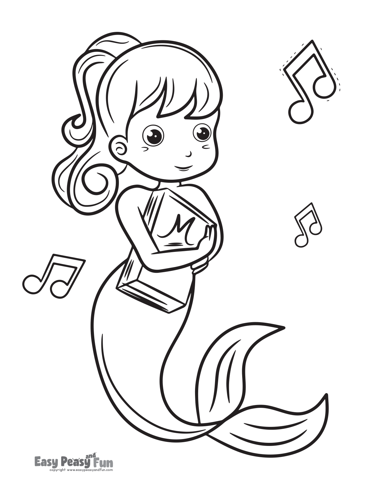 10 Best Mermaid Coloring Pages for Kids - Motherly