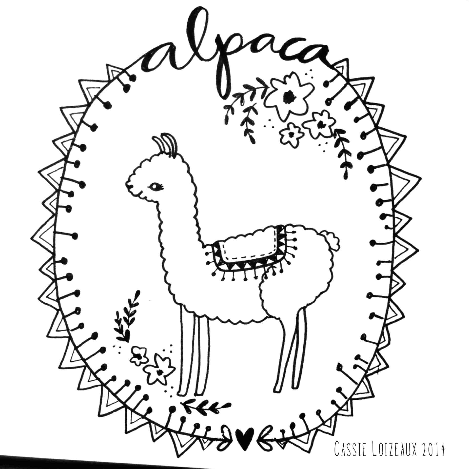 Coloring Pages : Amazing Alpaca Coloring Page Alpaca Coloring Page Cute  Puppy‚ Kawaii Alpaca Coloring Page Cute‚ Free Alpaca Coloring Pages For  Kids as well as Coloring Pagess