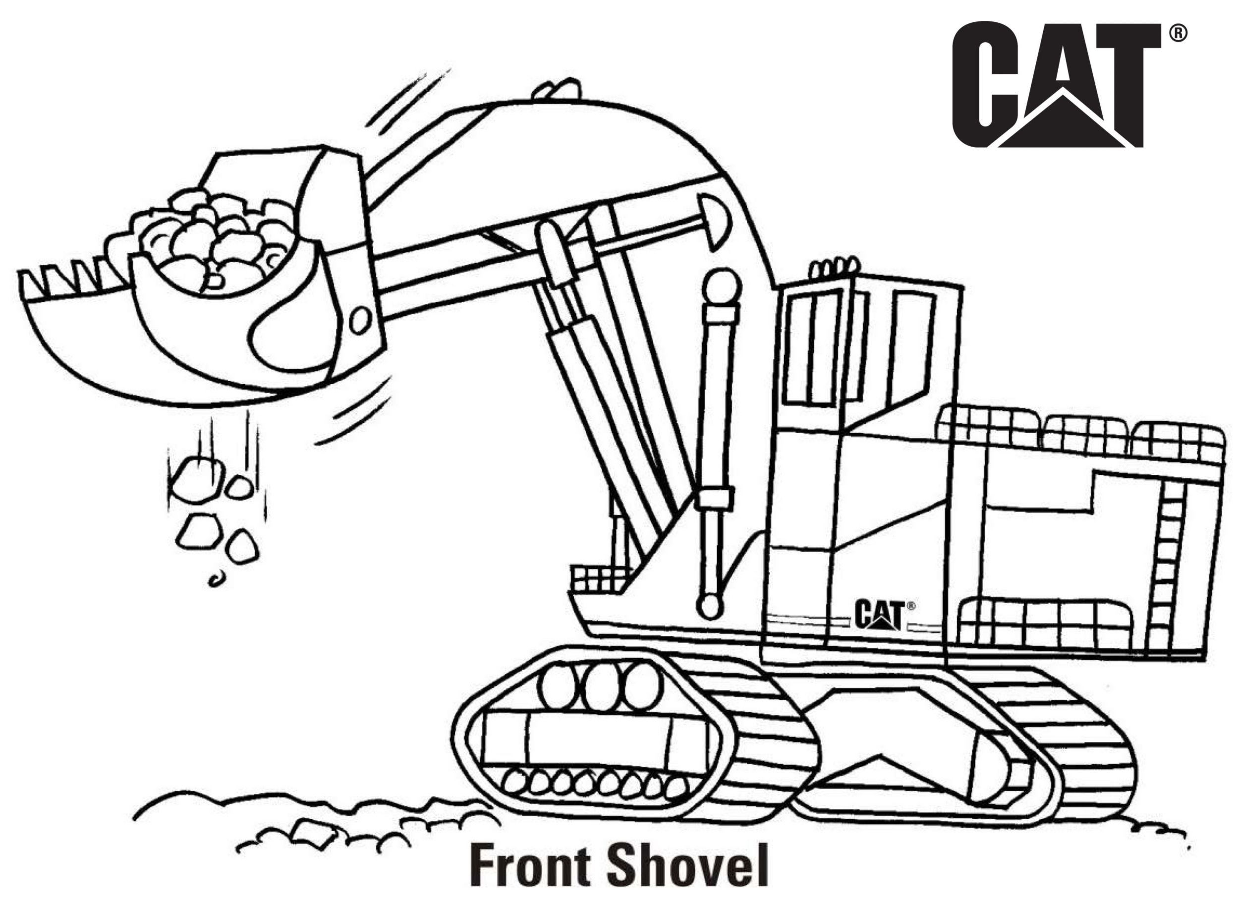 Cat® Equipment Coloring Pages | Cat | Caterpillar