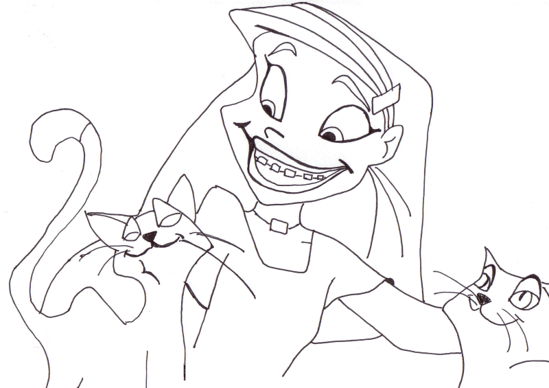 Coloring Page - Braceface coloring pages 10