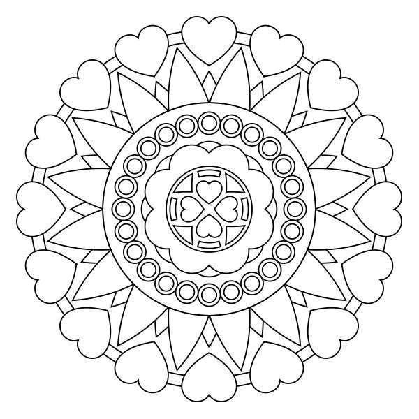 Free printable mandala coloring pages | FollowPics | Mandala coloring pages,  Pattern coloring pages, Free coloring pages